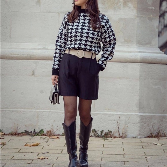 Mango houndstooth sweater bloggers fav, Rare❤️ - Picture 3 of 12